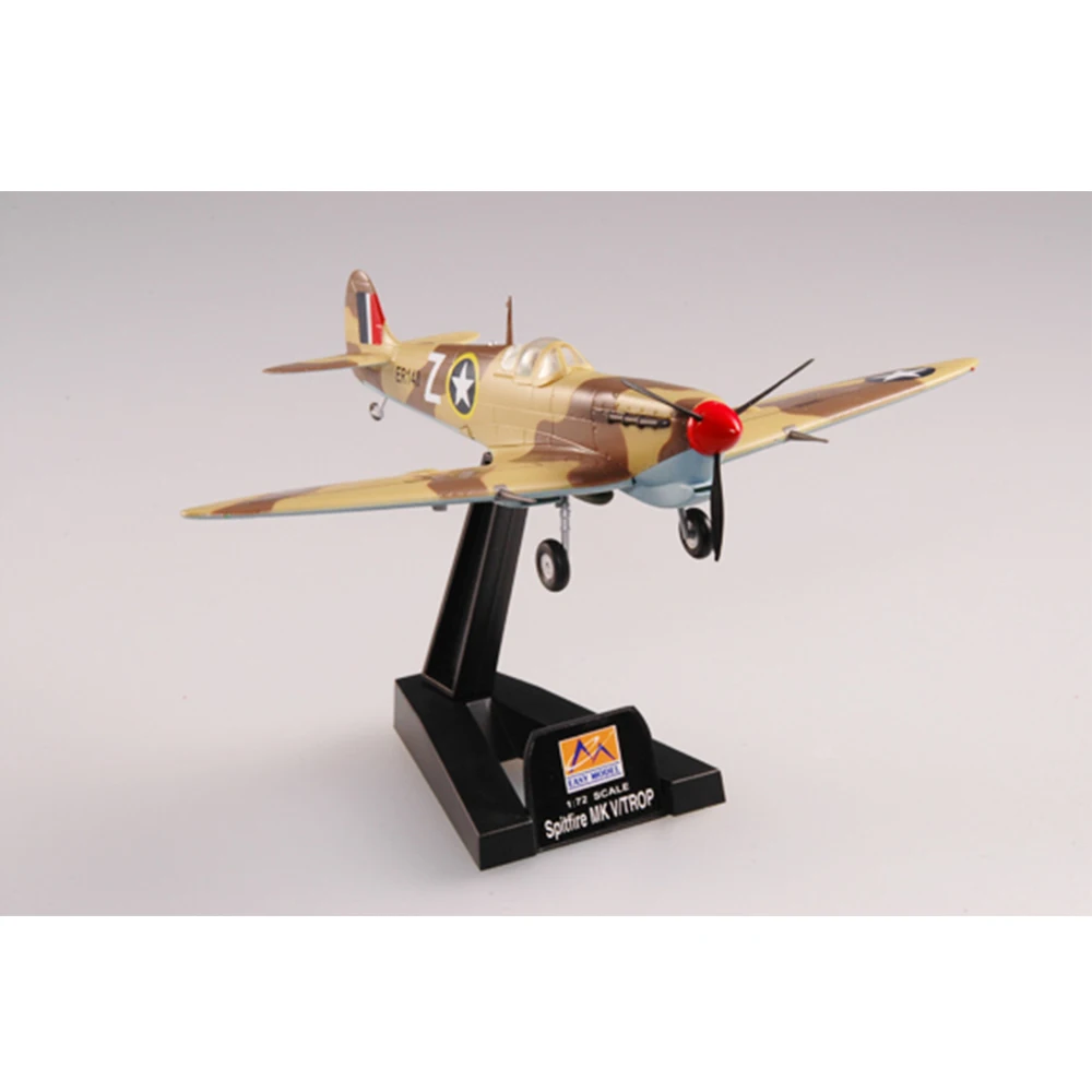 

Easymodel 37219 1/72 Spitfire Fighter USAF 2 Squadron 1943 Assembled Finished Military Static Plastic Model Collection or Gift