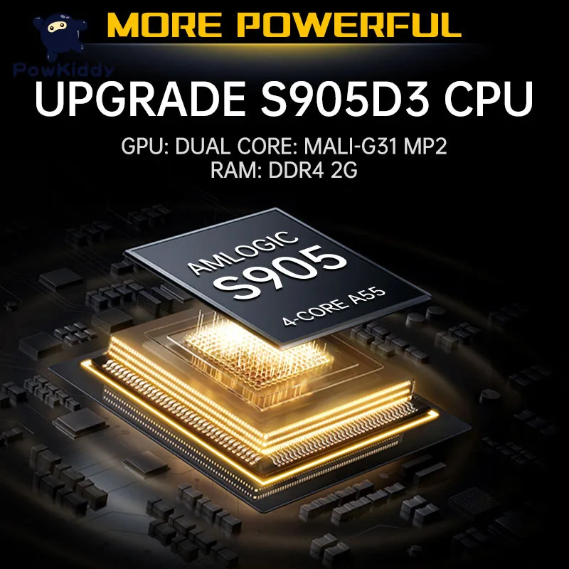Игровые приставки Powkiddy A20 3 5 дюйма IPS экран 4 ядра S905D3 |