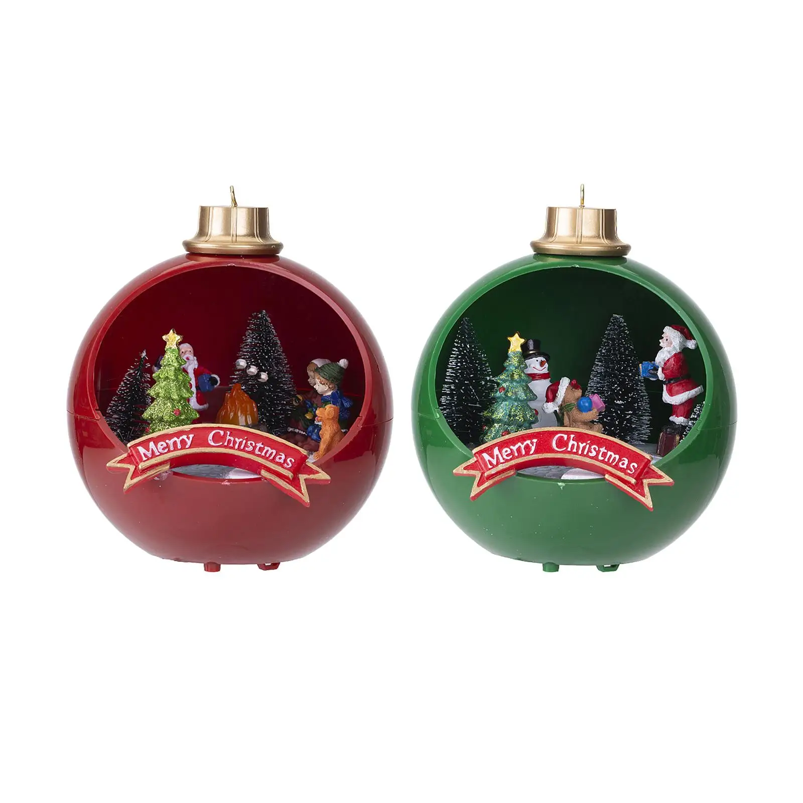 

LED Christmas Scene Village Houses Light up Miniature for Bedroom Xmas Gifts