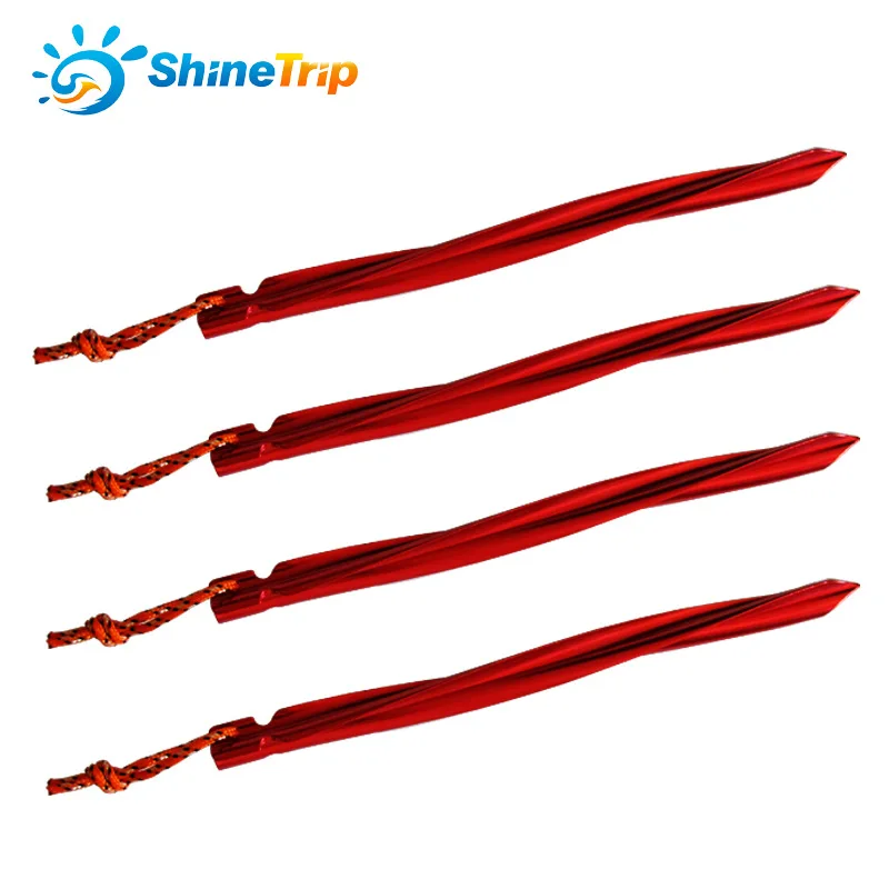 

Колышки для палатки ShineTrip, из алюминиевого сплава, 8 шт./лот, 25 см