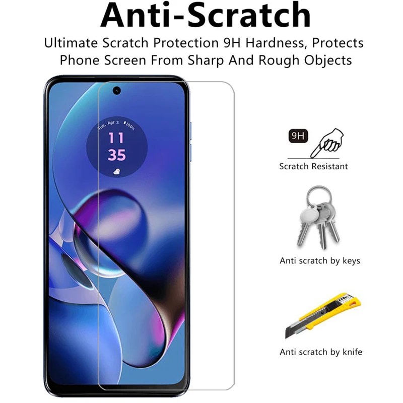 Закаленное стекло для Motorola Moto G64 чехол телефона motog64 motog g 64 64g 5g задняя крышка 360