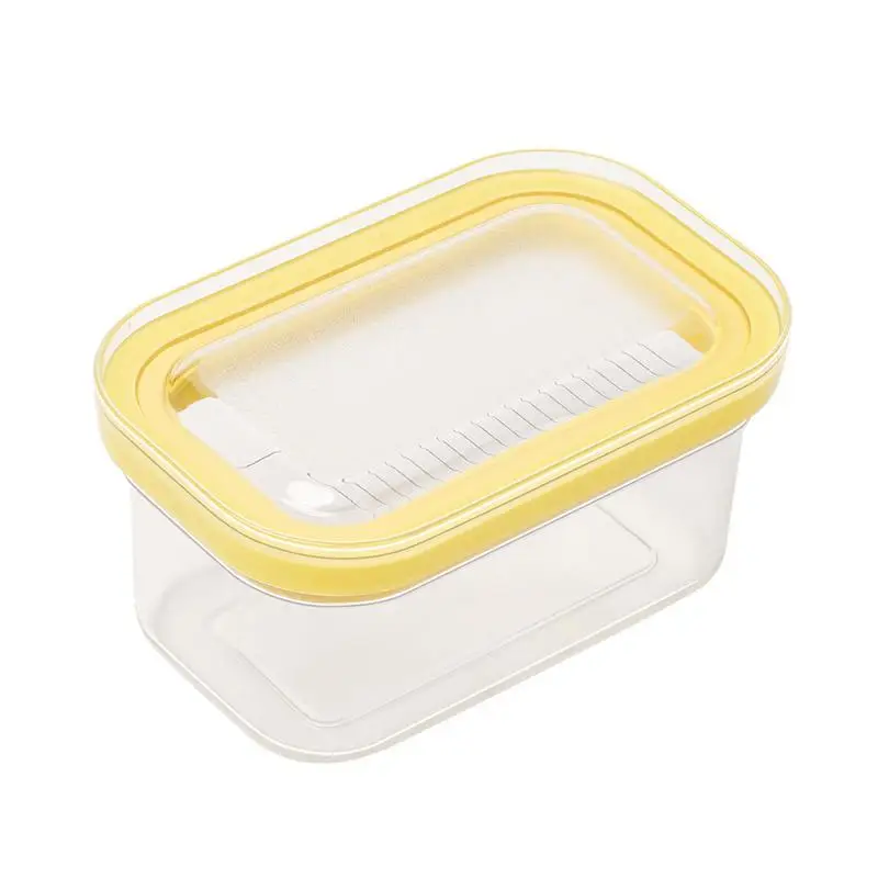 

Butter Dish Fresh-Keeping Cheese Box Airtight Butter Dish With Slicer Rectangular Butter Dispenser Kitchen Supplies For