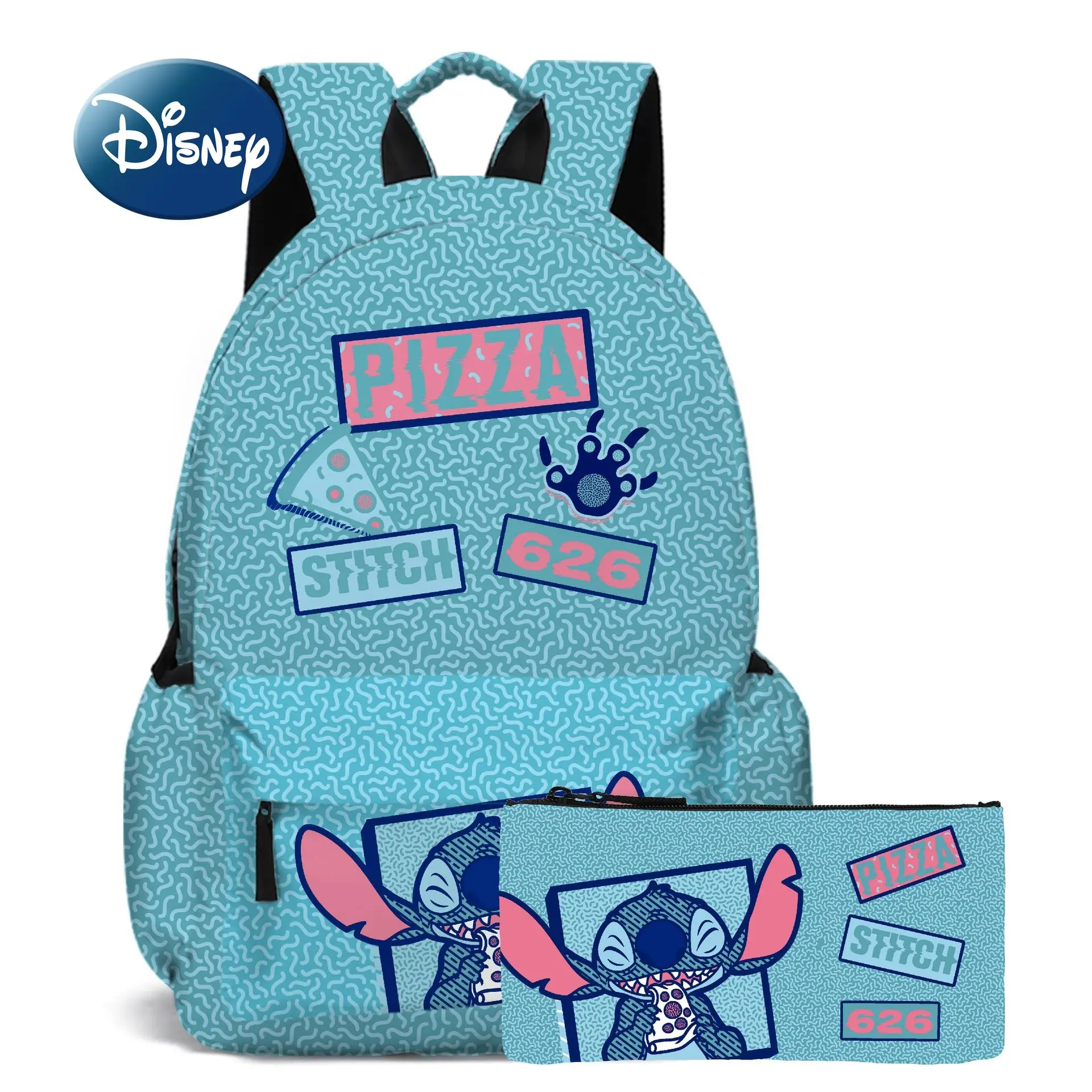 

Новый детский рюкзак Disney Stitch, вместительный школьный ранец для учеников с мультипликационным рисунком, модный легкий водонепроницаемый студенческий рюкзак