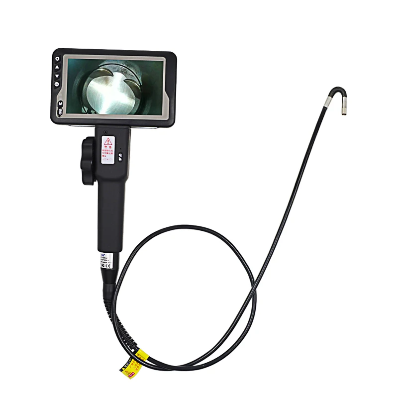 

Профессиональный портативный эндоскоп 5,5 мм, Инспекционная камера, Экран 4,5 дюйма, 2-сторонний шарнирный промышленный бороскоп