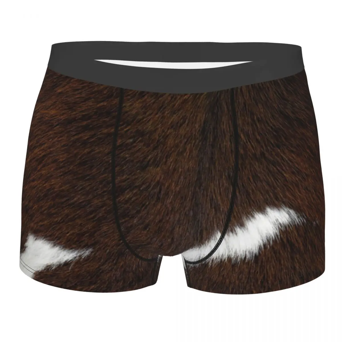 

Fashion Cow Fur Cowhide Texture Boxers Shorts Underpants Men's Breathbale Animal Skin Leather Briefs Underwear 3D Printing