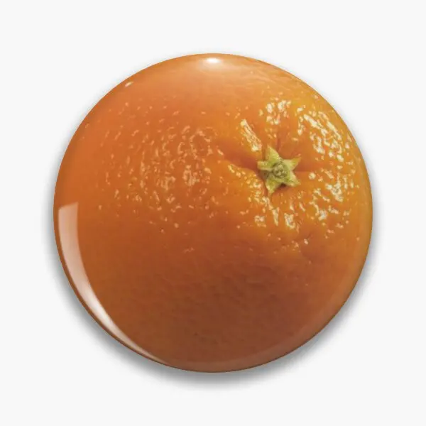 Оранжевая булавка мягкая пуговица значок ювелирное изделие воротник модная