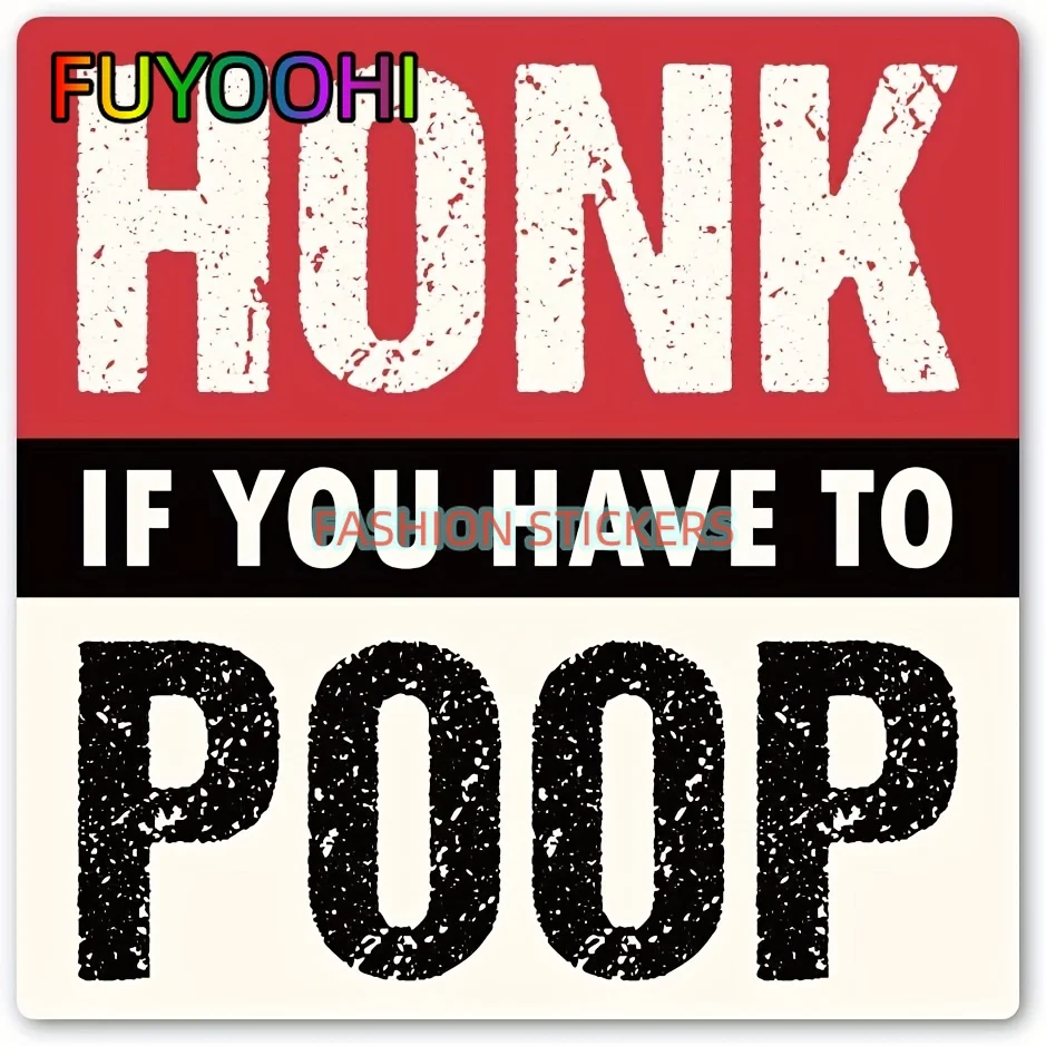 FUYOOHI Honk если вам нужно укачать Автомобильный Магнит | Магнитная наклейка на