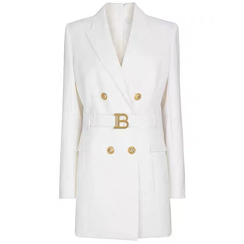 Модное однотонное платье-костюм