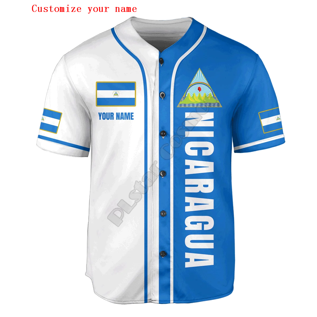 Dominican Half & Half Customize Your Name Baseball Jersey Shirt Baseball Shirt 3D Printed Men's Shirt Casual Shirts hip hop Tops