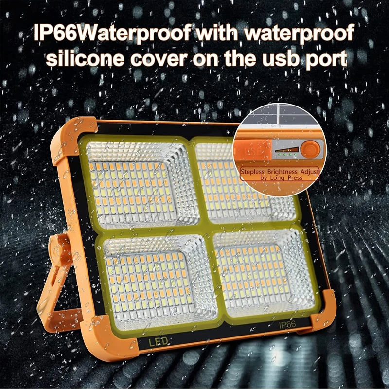 Внешний портативный фонарь с солнечной батареей