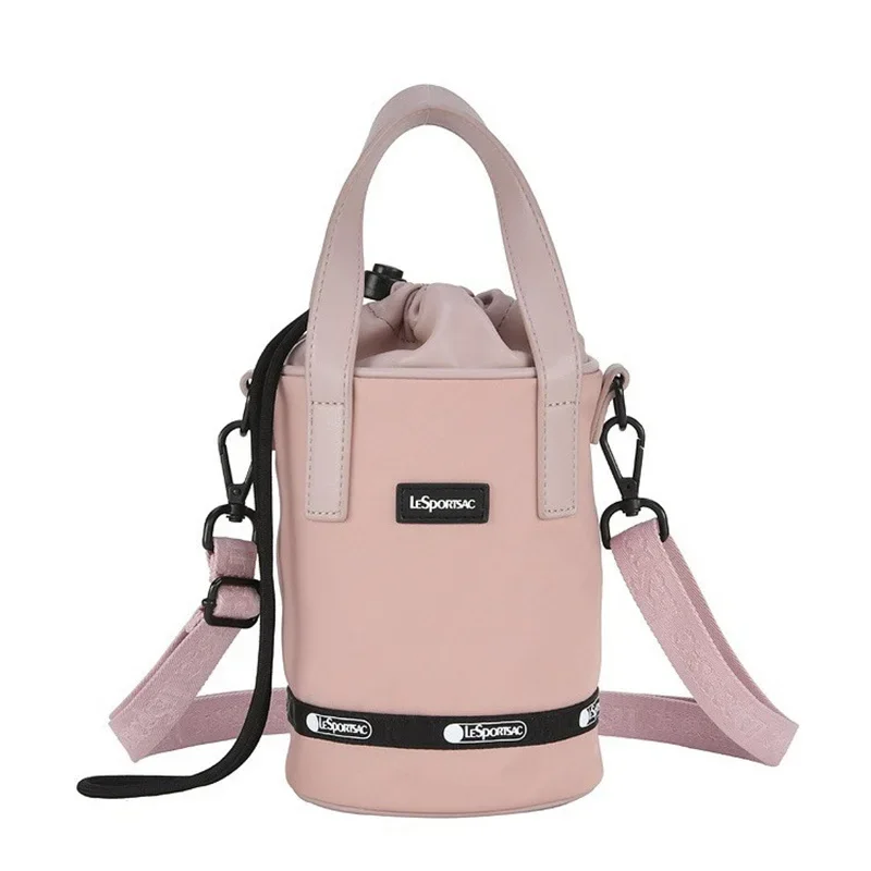 Lesportsacs Сумка через плечо Черная сумка-мешок 22*16 см Простая портативная сумка X106