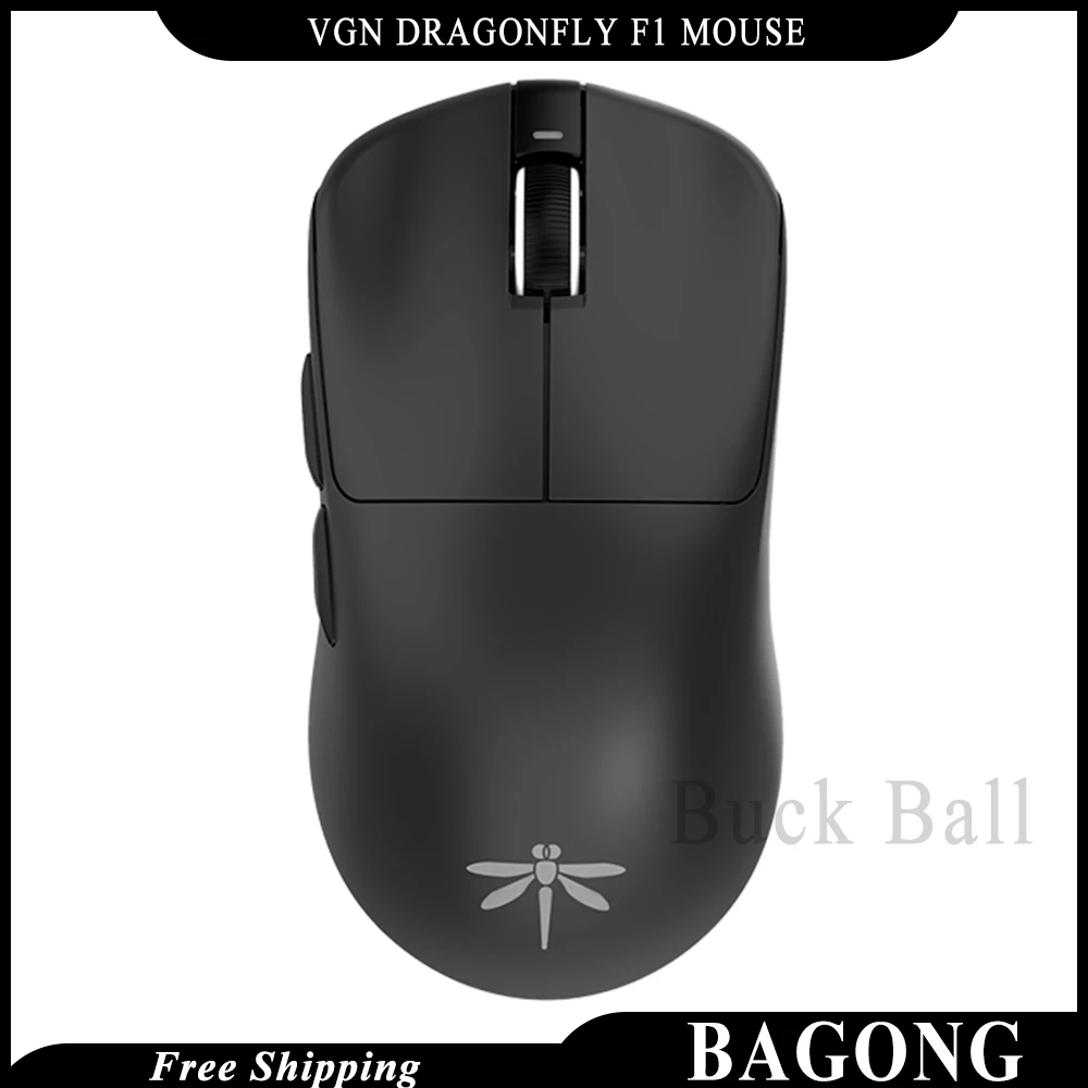 2023 New Vgn Dragonfly F1 Moba Mouse Gaming Wireless Dual Mode 2.4g Wired F1 Pro Max Man Mice Long Battery Life Mechanical Mouse
