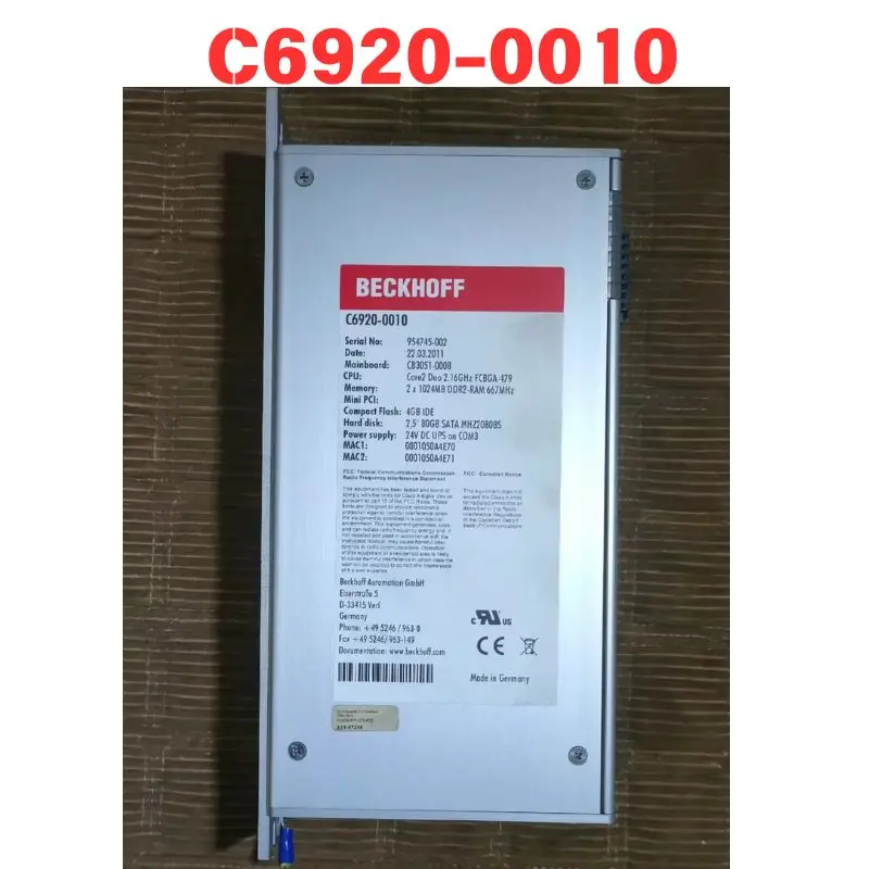 Используется стандартный контроллер PLC проверка работоспособности