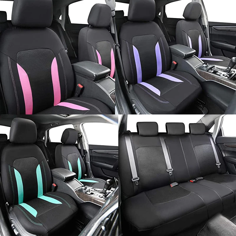 Универсальный сетчатый комплект чехлов на сиденья автомобиля аксессуары для