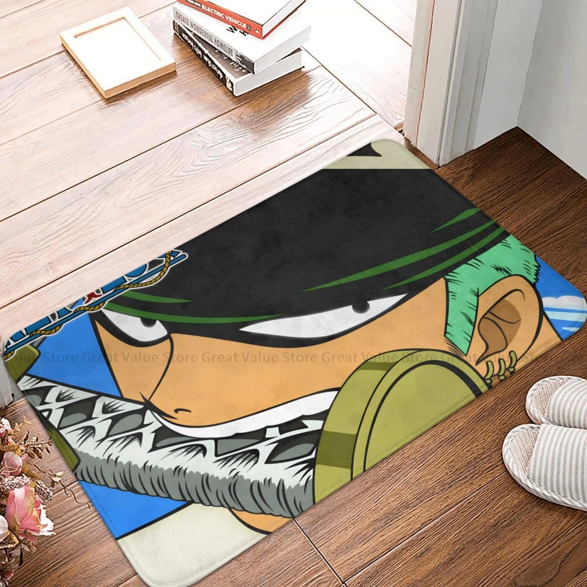 

Цельный кухонный нескользящий ковер Zoro, коврик для спальни, коврик для входной двери, коврик для украшения дома