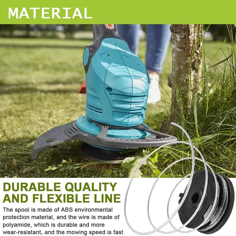 4шт 1 65 Мм 6 М Триммер для стрижки травы F016800351 Сменная катушка триммера ART 24 27 30 30-36 LI