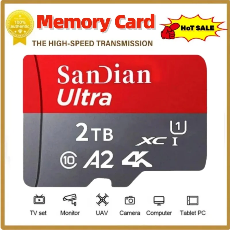 Флэш-карта памяти V60 TF 128 ГБ 256 512 1 ТБ