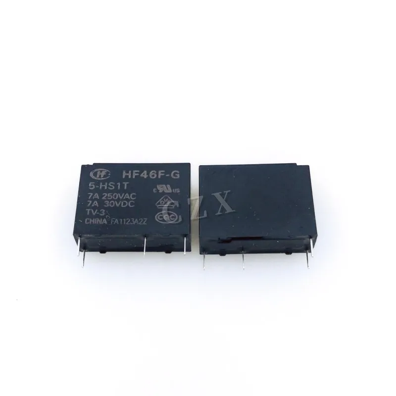 10 шт. новые оригинальные реле высокой мощности HF46F-G/5 005 012 024-HS1T 5VDC12V G5NB/ALDP набор нормально открытых 4-контактных 7A