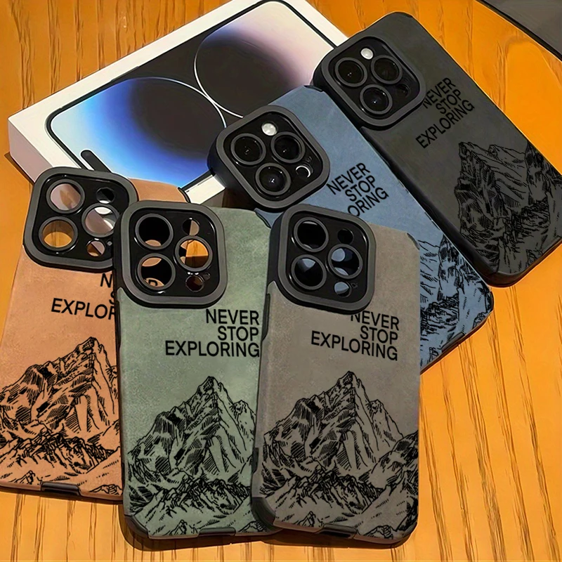 Модный чехол для телефона Never Stop Exploring для iPhone 16 17 Pro Max 15 14 13 12 11 Pro Max Air XR X XS 7 8 Plus SE 2022 Cover (art.: 3920d2e7bf251) - 3920d2e7bf251