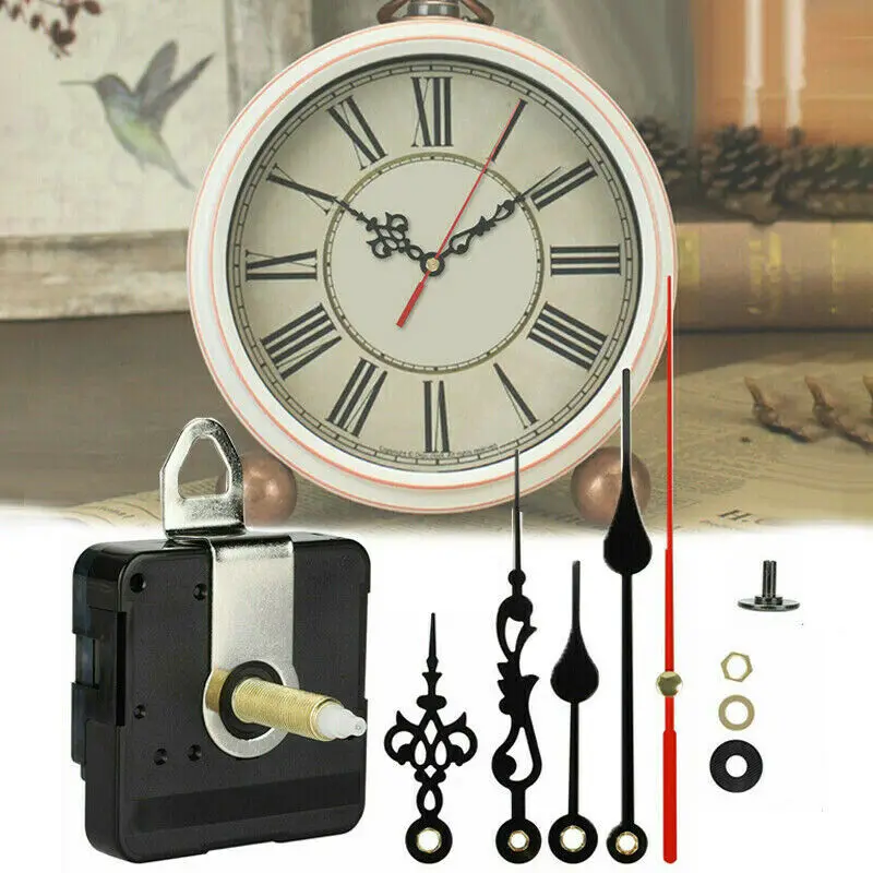 

1Set DIY Quartz Clock Movement Mechanism Hands Wall Repair Tool Parts Kit Set Hanging Watch Silent Wall Clock Accessories Needle