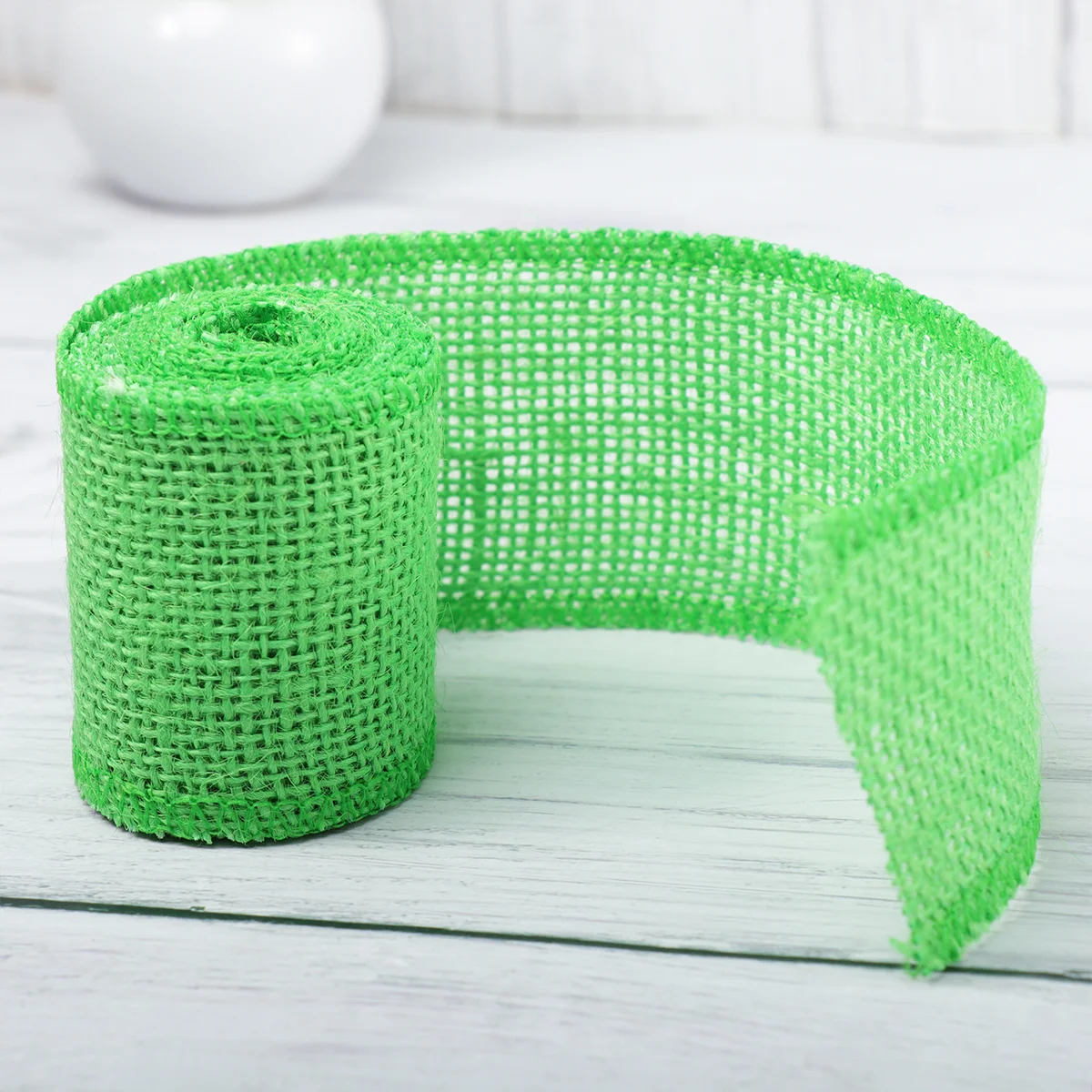 

Ribbon Burlap Christmas Jute Roll Tree Lace Green Craft Yellowribbons Wrappingwide Gift Fabric Decoration Inch Wreath Bows Wired