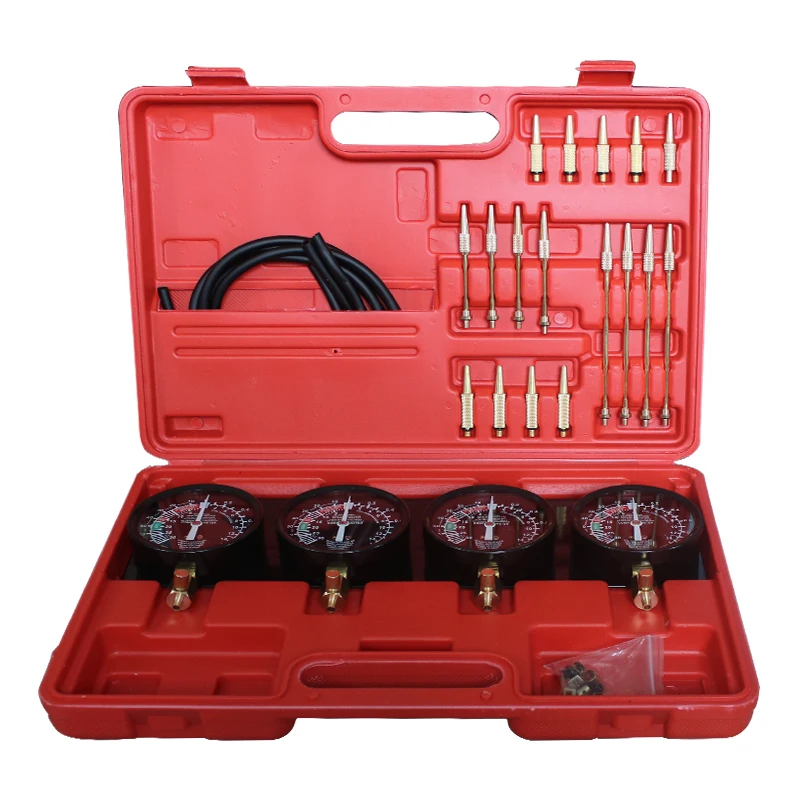 

Топливный вакуумный карбюратор, синхронизатор, инструменты для синхронизации карбюратора, 4-метровый набор с резиновым шлангом, вакуумный балансир, измерительный комплект для мотоцикла