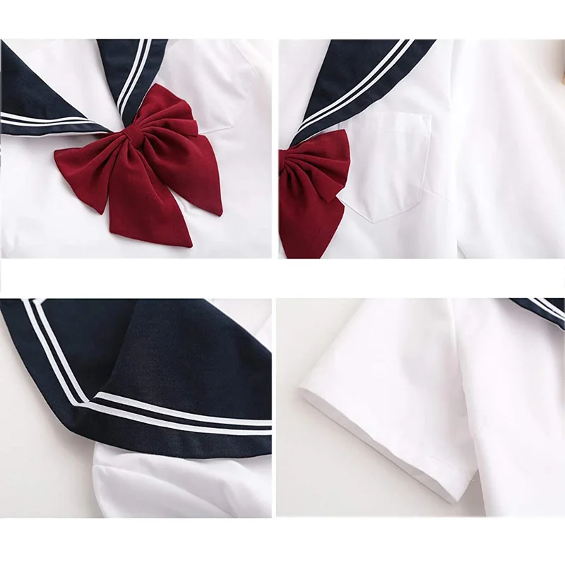 Сейлор Костюм Seifuku Ранняя одежда для школьниц темно-синий костюм косплея JK из