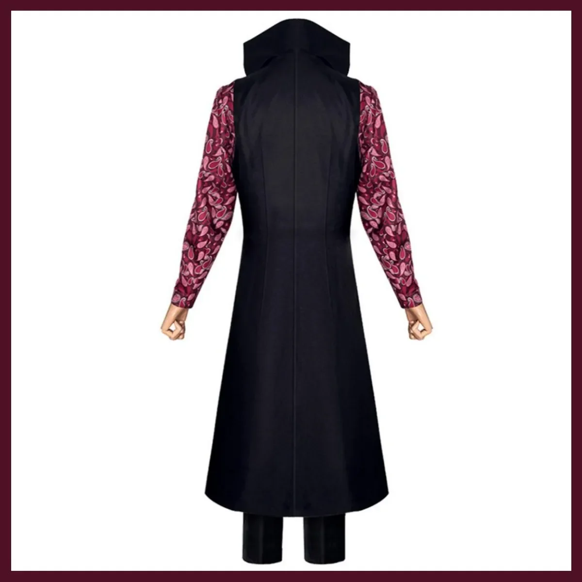 Живые боевые фильмы Дракулы Михоке Косплей Костюм Плащ с воротником-стойкой и