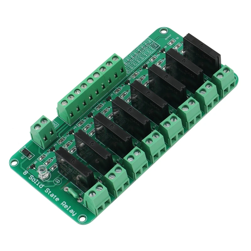 

5V DC 2A 8 Channel Solid State Relay Module Geekcreit for Arduino - Products That Work for Arduino Boards