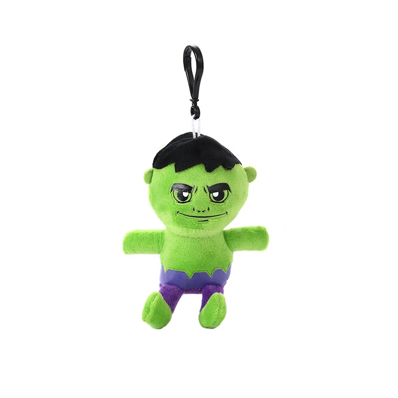 Плюшевая игрушка Marvel 12 см Человек-паук мультяшный аниме Халк Железный человек