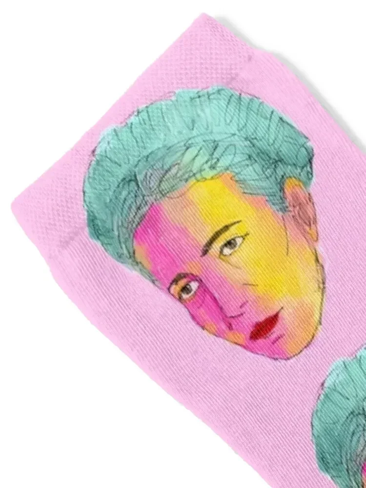 Simone de Beauvoir Носки с рисунком Аргентина прозрачные Спортивные женские носки