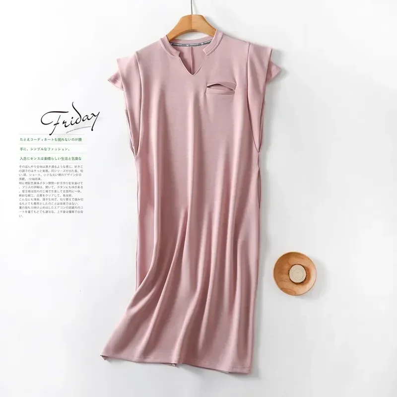 

Платье женское повседневное, ночная рубашка свободного кроя, хлопковая ночная рубашка, домашняя одежда, большие размеры, на лето