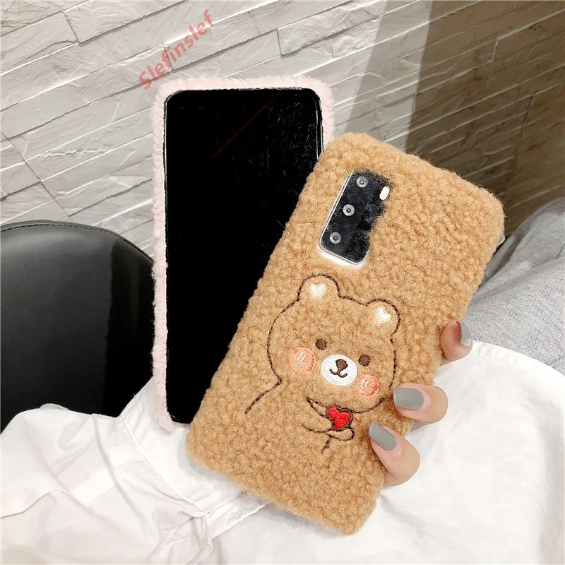 Милый плюшевый защитный чехол с кроликом медведем для Samsung J3 J3 2016 J4 J5 J6 J7 J510 J5 2016 J710 J7 2016 J330 J3Pro J530 J5Pro J5 Pro