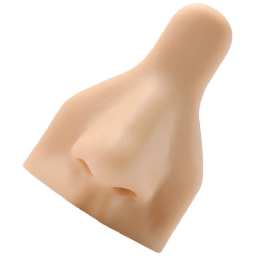 

Silicone Prosthetic Nose Training Practice Mannequins Jewelry Face Model Perforation Body Part
