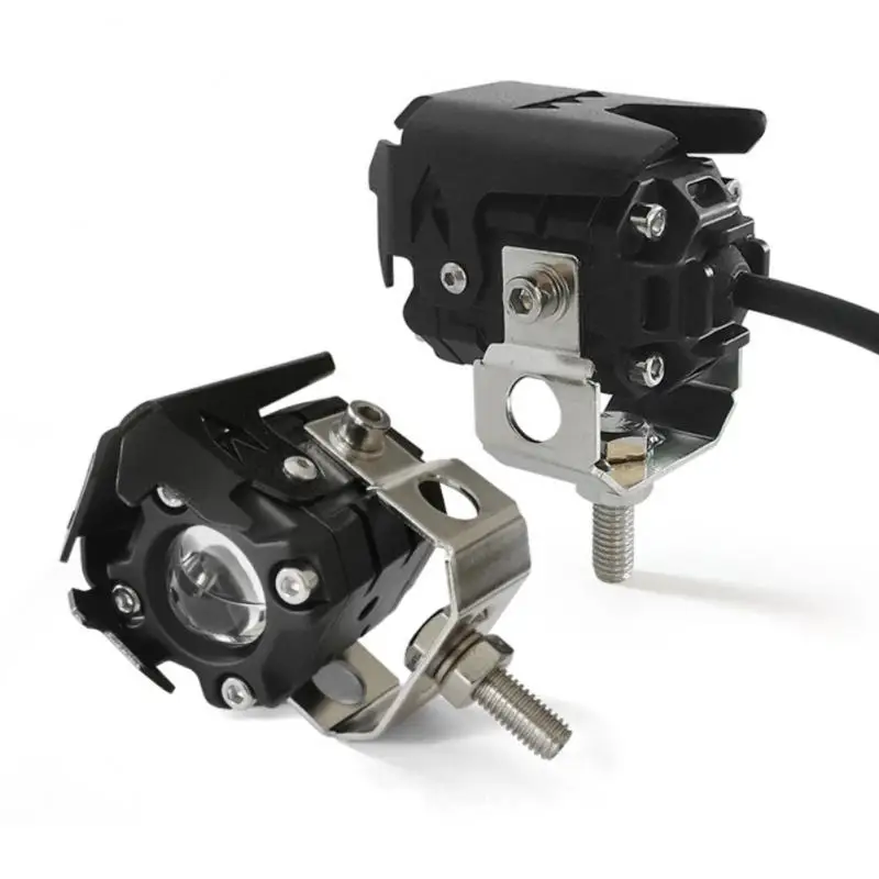 

10-80V Motorcycle Led Headlights Lo/Hi Beam Spotlight Light 4500LM Super Bright Dual-color Warm Cold Motorcycle Head Lamp