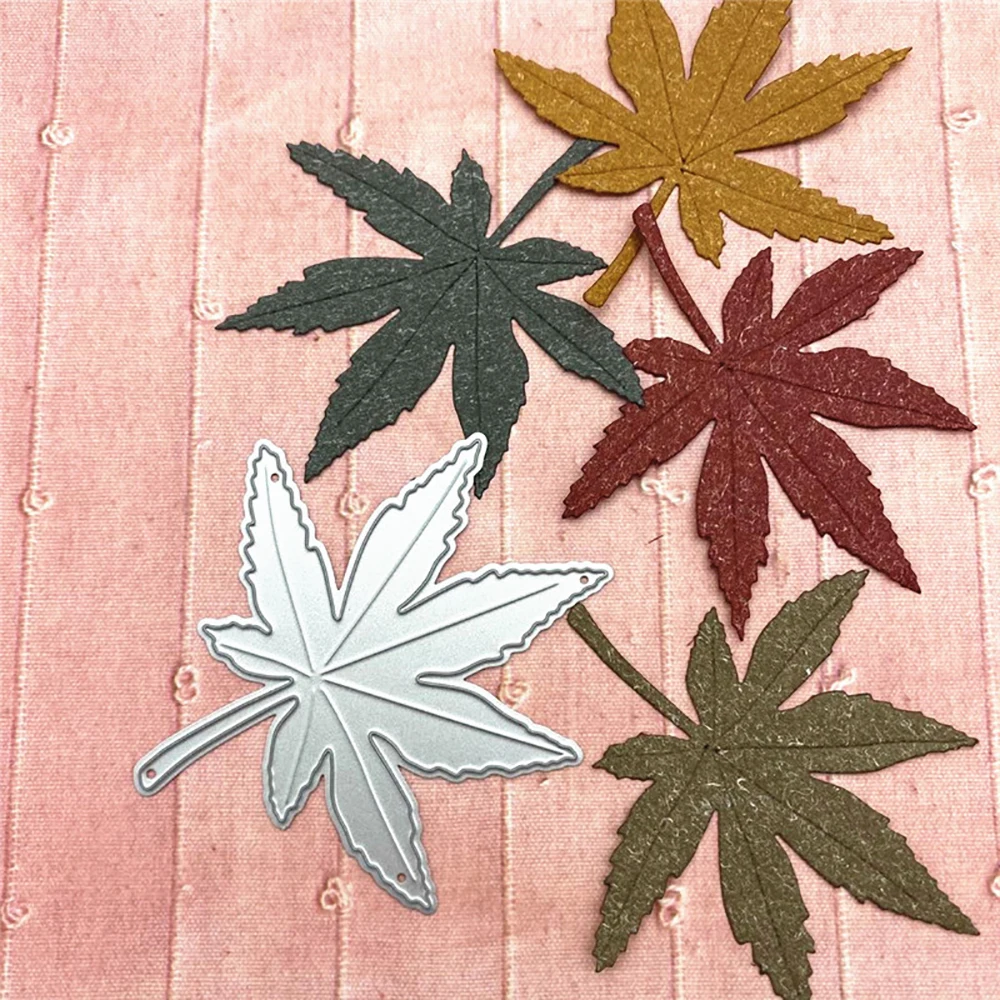 

Maple Leaf Metal Stencil Mold Cutting Dies Decoration Scrapbook Die Cuts Album Paper Craft Embossing DIY Card Crafts