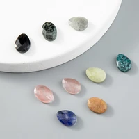 natural stone amethyst blue turquoise jewelry accessories pendant accessories charms for bracelet making wholesale