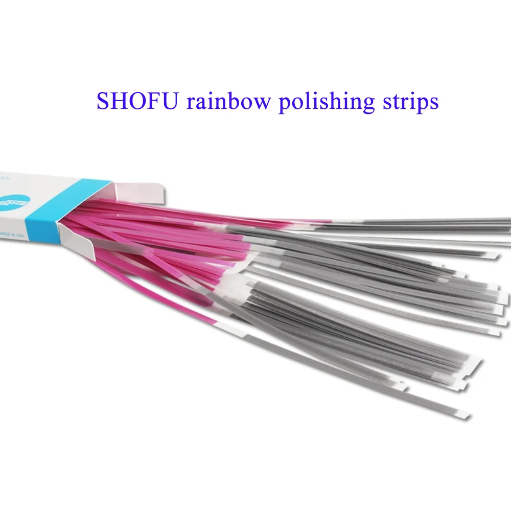 SHOFU Super Snap Polystrips Абразивные полоски Радужные полировальные Стоматологические