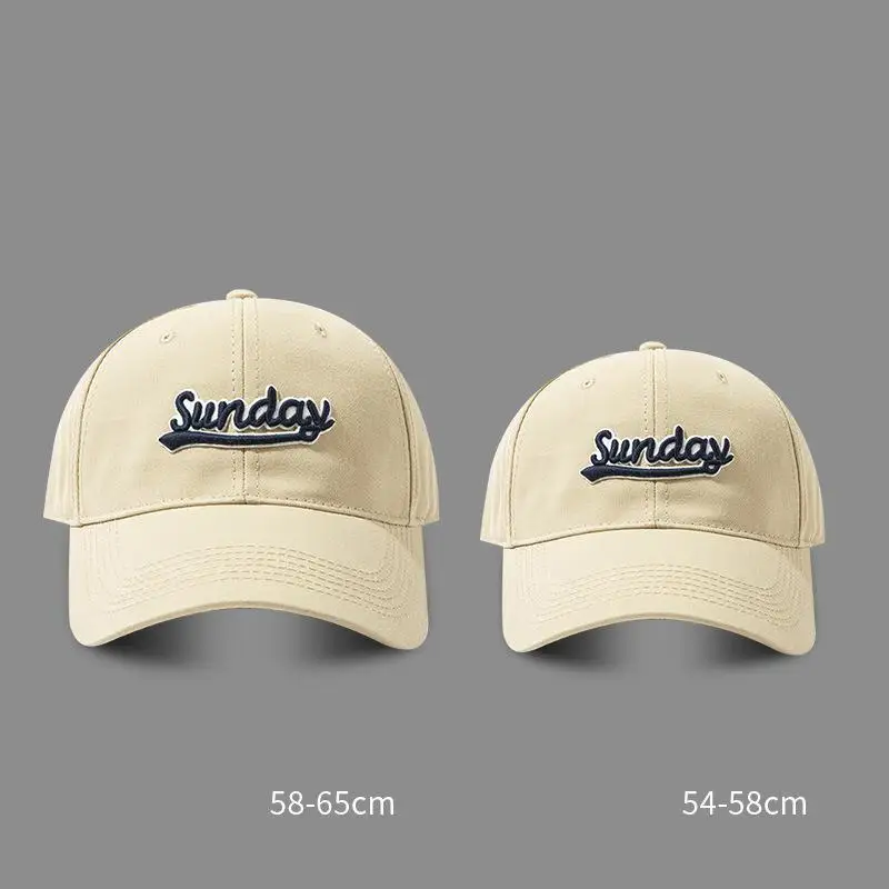 58-65cm Summer Soft Top Baseball Caps For Men Women Cotton Plus Size Snap Back Hat Dad Trucker Caps Boys Girls Casual Sunshade