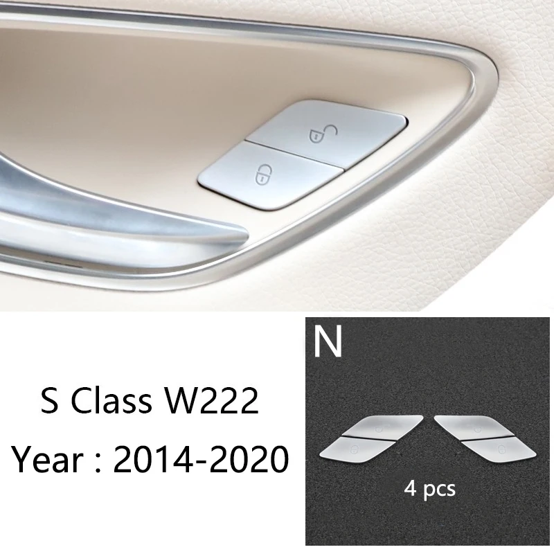 

Интерьерная центральная консоль для Mercedes Benz S Class W222 S320 S350, панель водяного стакана, рамка шестеренки, отделка крышки, украшение автомобиля, Стайлинг