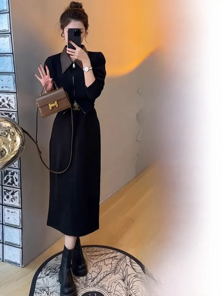 Осенняя женская одежда новинка 2024 популярная красивая соляная система свитер Royal