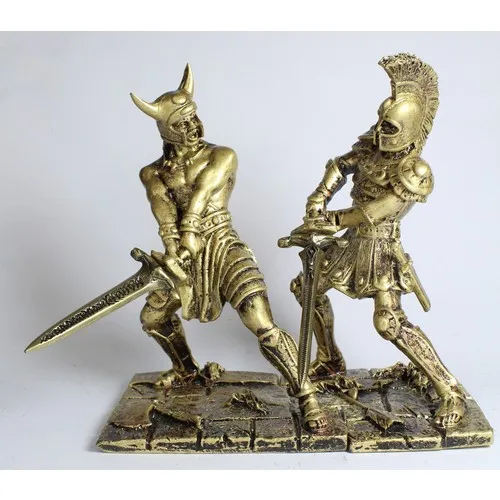 Sahediyelik античный греческий-римский истребитель двойной меч фигурка из полиэстера