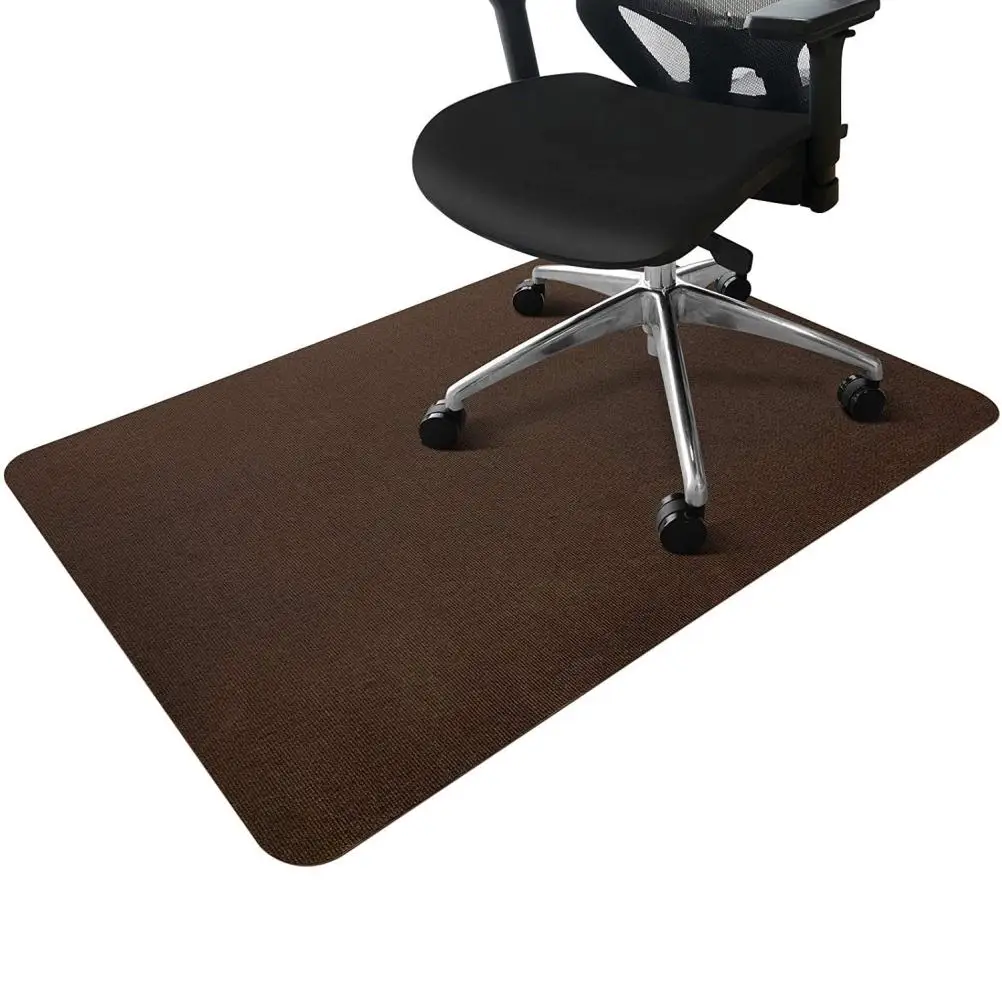 Office Chair Mat for Hardwood Computer Gaming Rolling PVC Self Adhesive Waterproof Anti-Slip Floor Protector Rug |