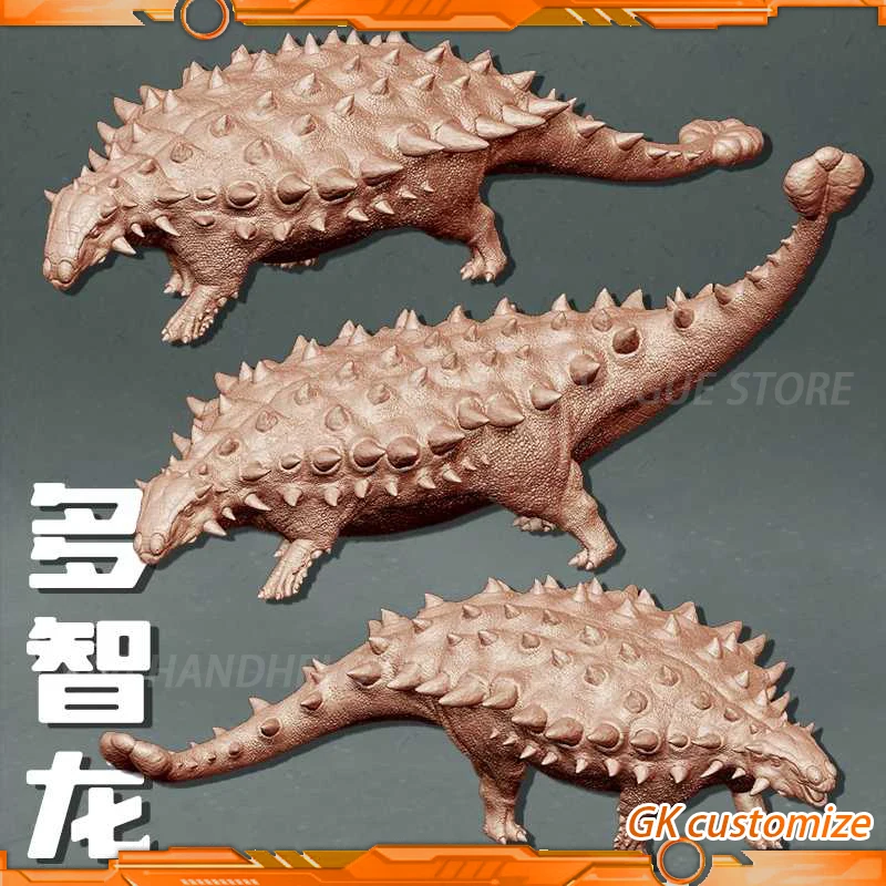 

1/35 13-17cm Tarchia Model Toy Ancient Prehistroy Animal Dinosaur Model Gk Customize Ankylosauridae Asia Asiaticus Tarchia