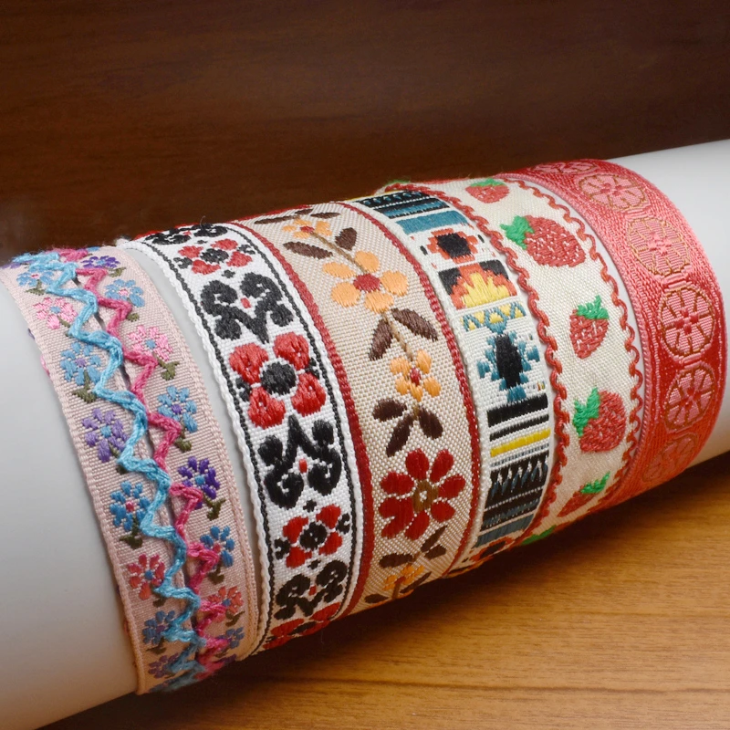 Женский винтажный плетеный браслет с цветами в богемном стиле |