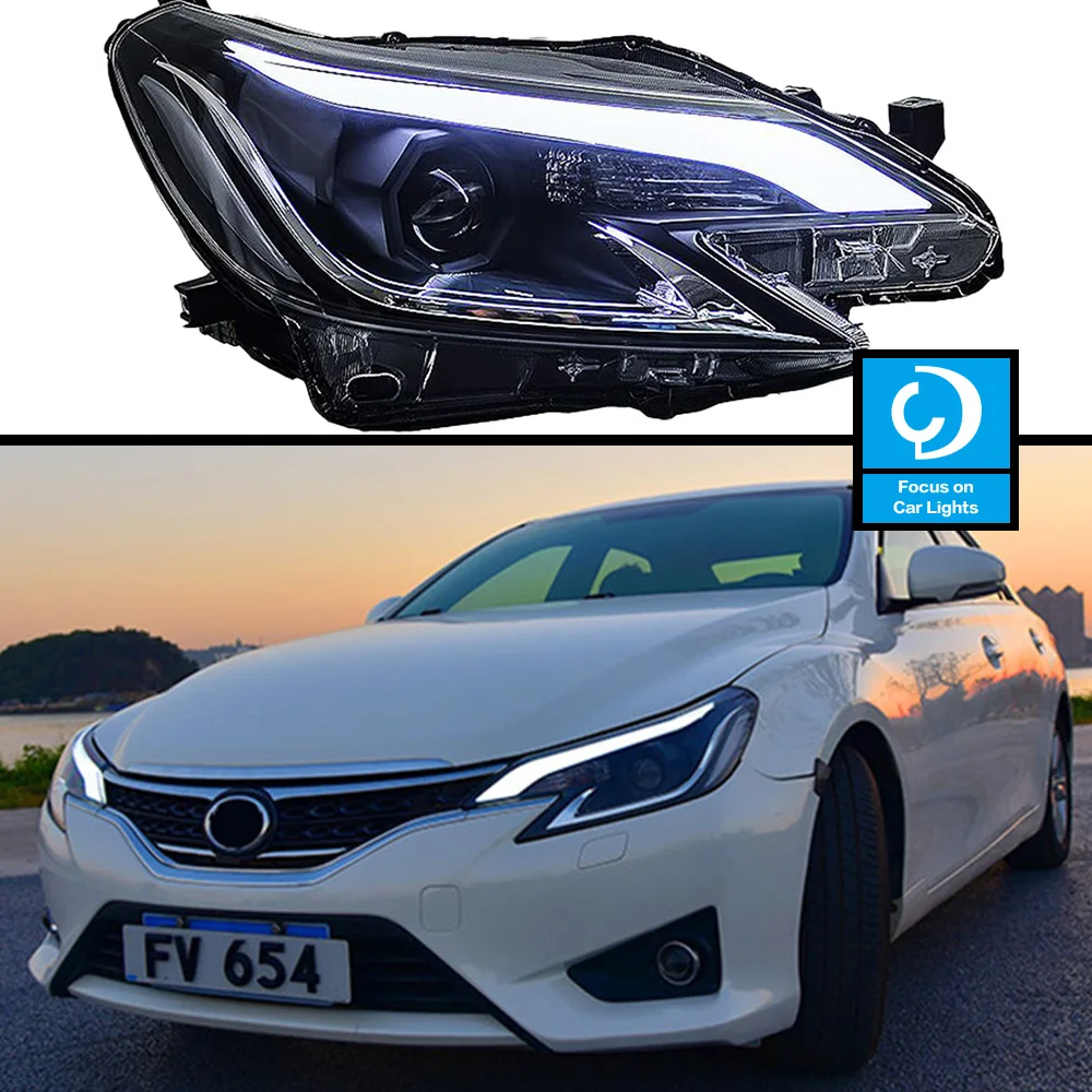 

Автомобильная передняя фара для Reiz Mark X 2013-2017 тип, светодиодная фара, Стайлинг, динамический поворотник, объектив, автомобильные аксессуары, ...