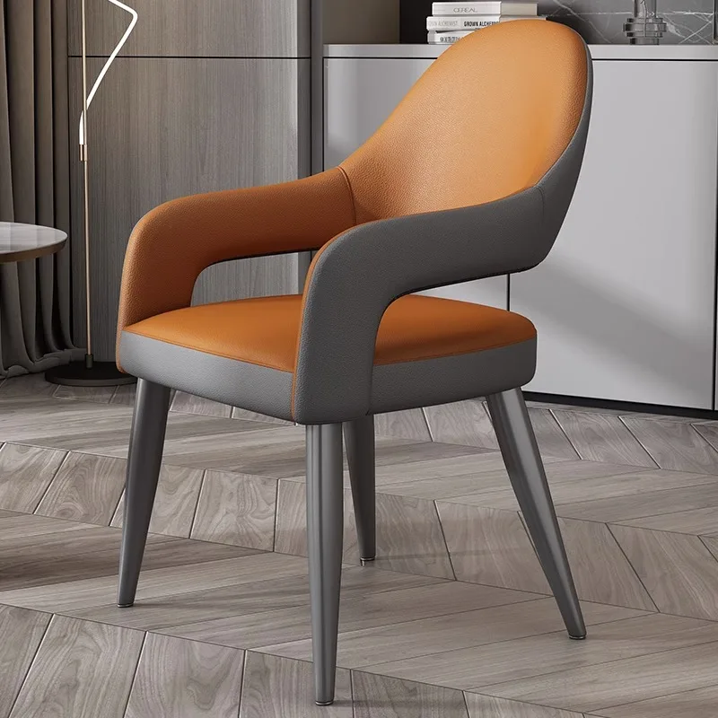 

Luxury Kitchen Dining Chair Modern Metal Lounge Living Room Chairs Office Desk Bedroom Sillas Para Comedor Household Items
