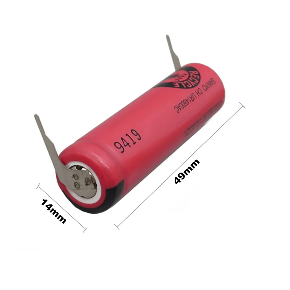 Фото Sanyo UR14500AC аккумулятор для электрической зубной щетки для Philips HX9360 HX6340 HX6610 HX6970 HX6511 HX6711 HX6730 HX6920 HX9340 HX9360 №4