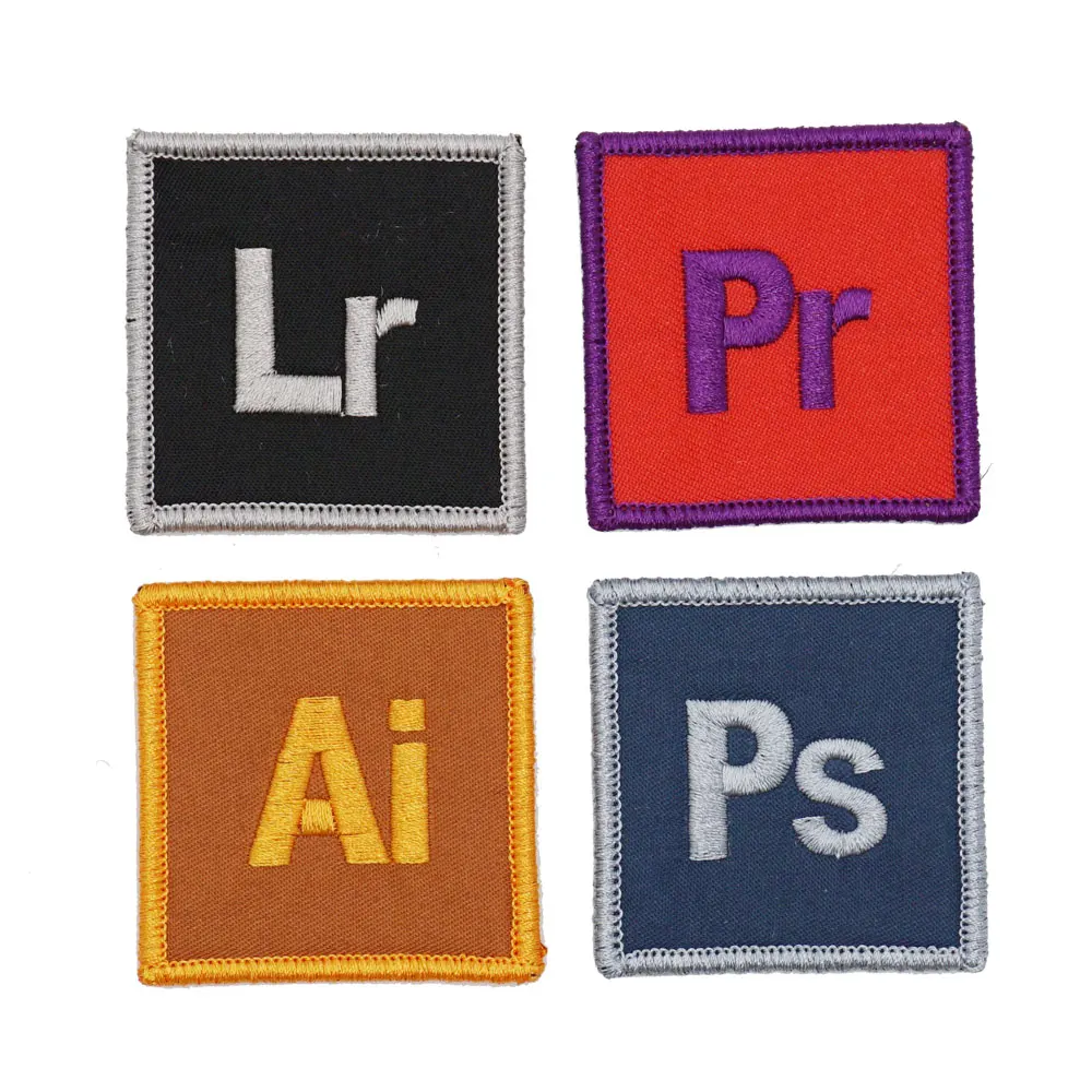 Программное обеспечение логотип вышитые нашивки-аппликация швейная этикетка