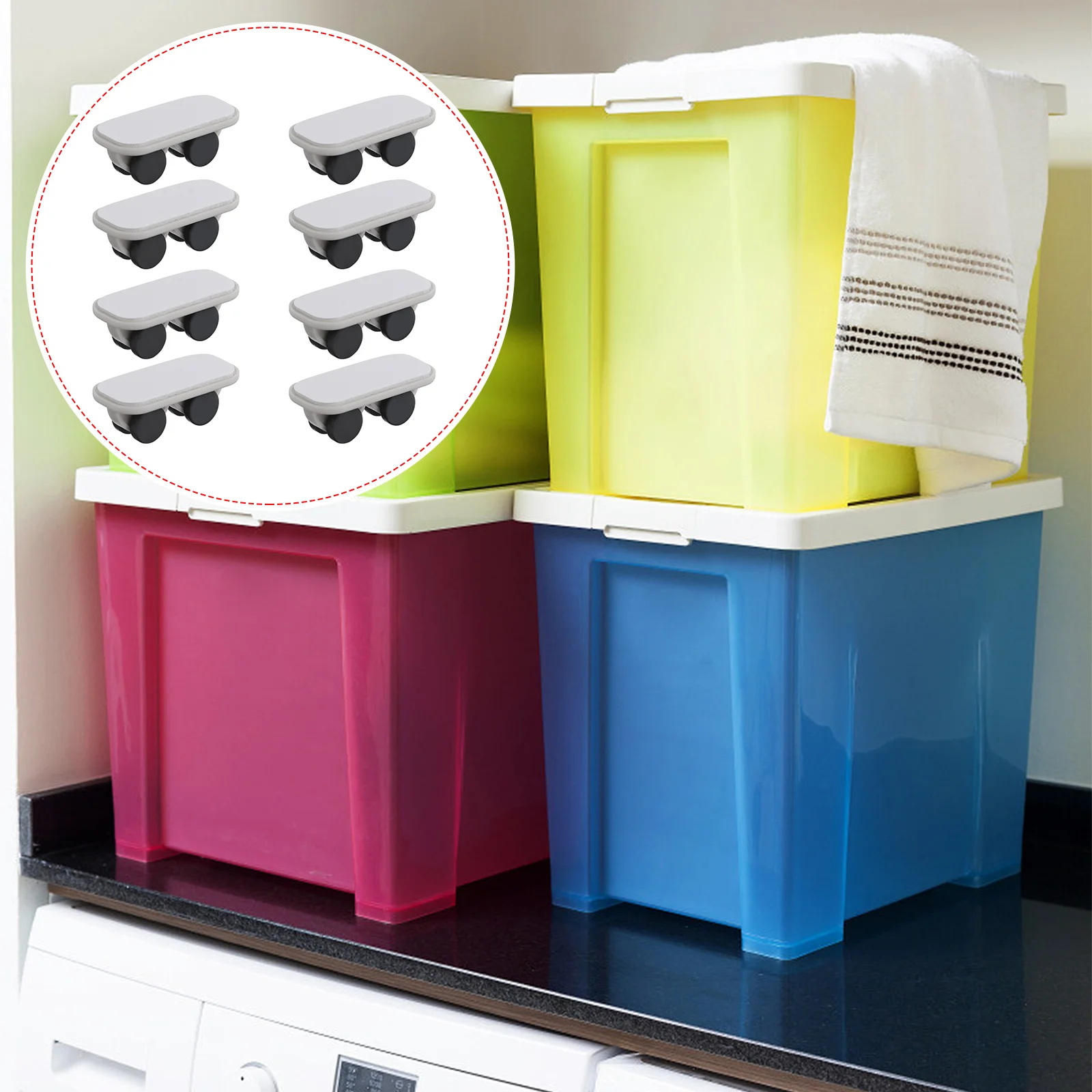 

Wheels Casters Adhesive Caster Furniture Stickswivel Pulley Self Storage Box Rollers Mini Can Trash Castorseye Bolt Binssingle